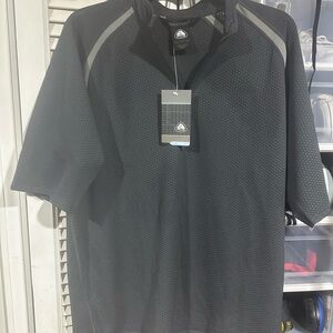 Nike Dark GrayTextured Sphere Dri Athletic Shirt with ACG Tag